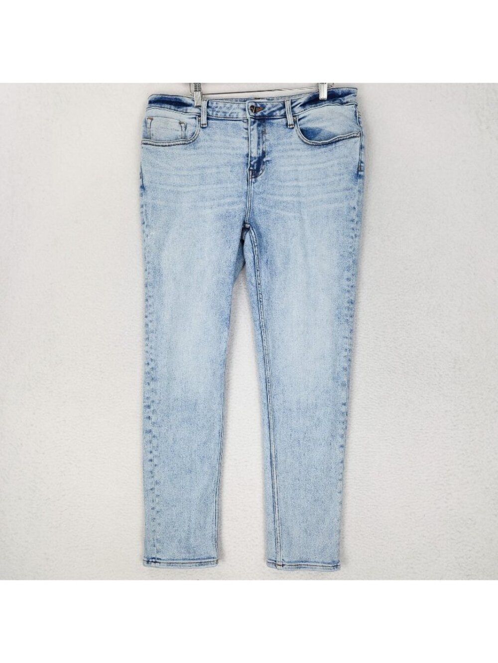 Vigoss Jeans Womens 32 Blue Thompson Tomboy Mid Rise Skinny Stretch Casual Denim